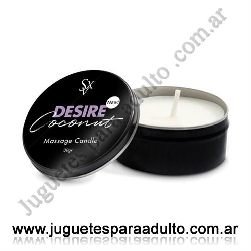 ACEITES Y LUBRICANTES, Lubricantes sexitive, Vela para masajes dessire con aroma a coco 30gr Aceites y lubricantes, Lubricantes sexitive, Vela para masajes dessire con aroma a coco 30gr